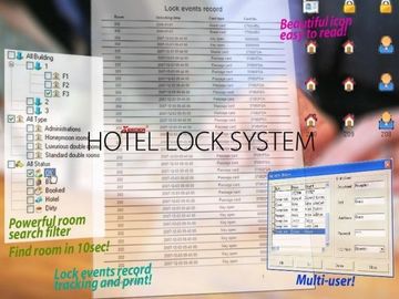 China Des Karten-Verschluss-PMS Raum-Suchfilter Schnittstellen-Hotel-Verschluss-des System-V5.80 leistungsfähiger fournisseur
